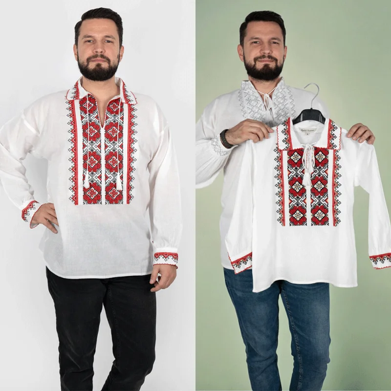 Set Traditional - Camasa Tata   Camasa fiu Aldo