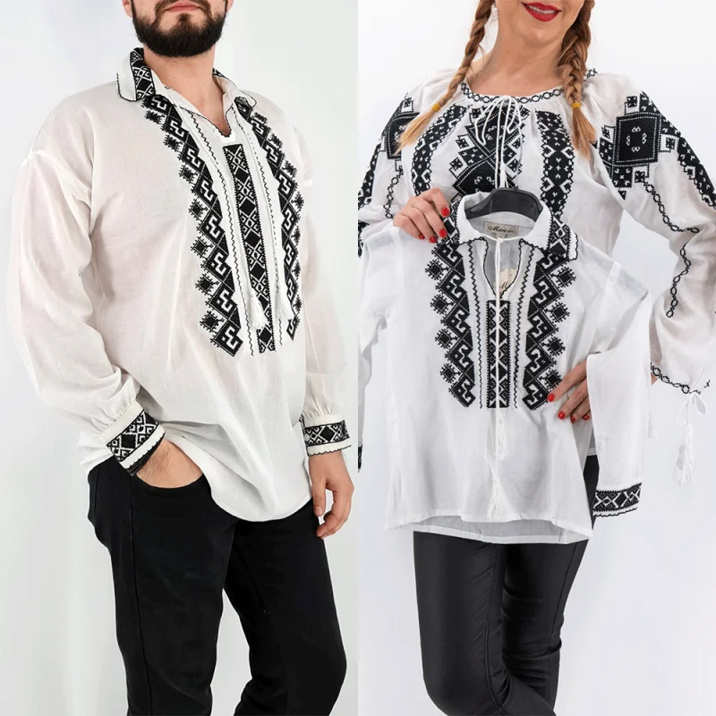 Set Traditional - Camasa Tata   Camasa fiu Didin