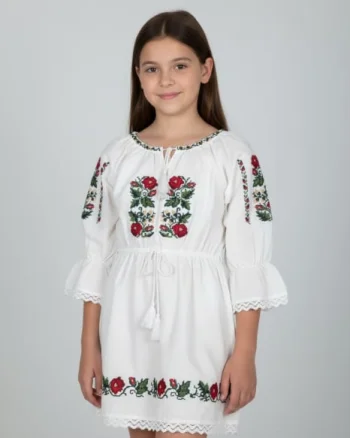 Rochie traditionala fetite Andrea 6