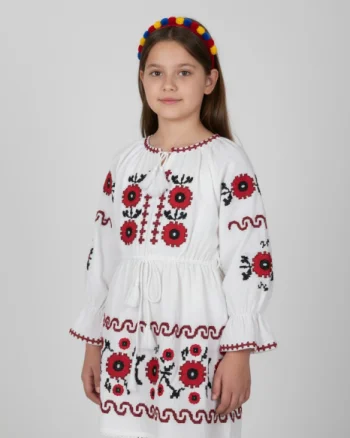 Rochie traditionala fetite Andrea 7