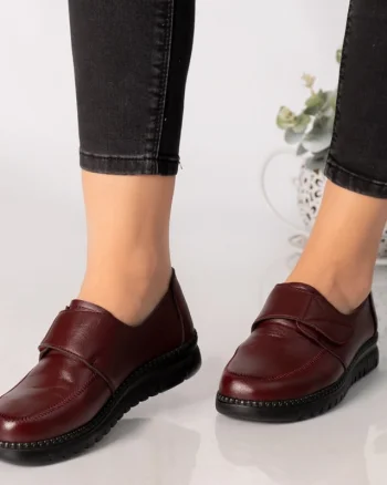 Pantofi dama rosii piele ecologica agabia