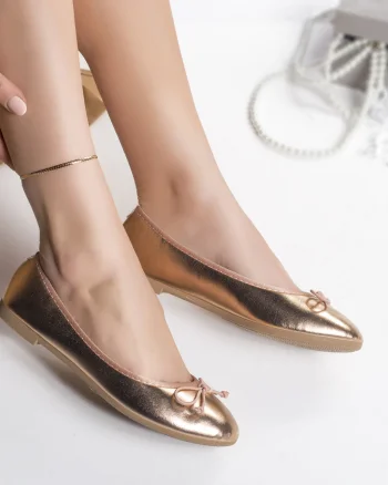 Balerini dama bronz piele ecologica amany