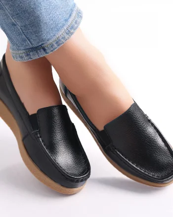 Pantofi dama casual Negri piele naturala Danina