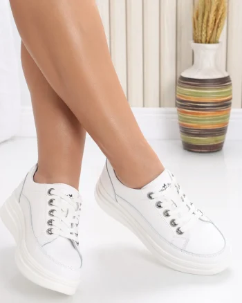 Pantofi dama casual Albi din Piele Naturala Hory