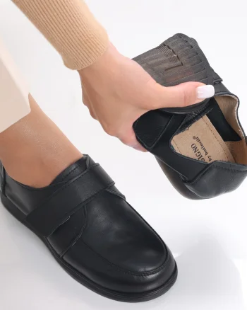 Pantofi dama casual Negri din Piele Naturala Jarin