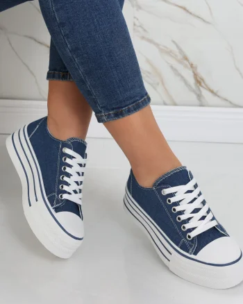Sneakers dama bluemarin din textil Elsie