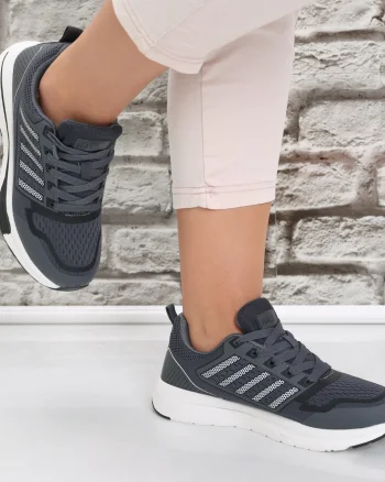 Adidasi dama Gri din Textil Odalin