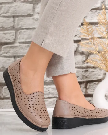 Pantofi dama casual Maro din Piele Ecologica Nasca