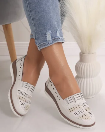 Pantofi dama casual Albi din Piele Naturala Saina