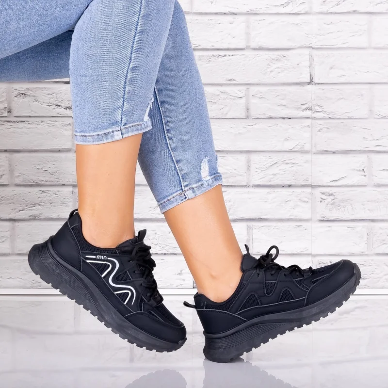 Adidasi dama Negri din Piele Eco/ Textil Avena