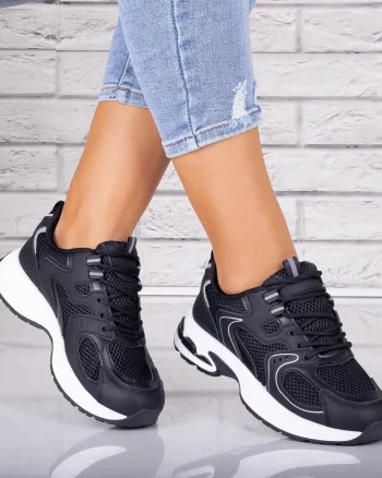 Adidasi dama Negri din Piele Eco/ Textil Avarola