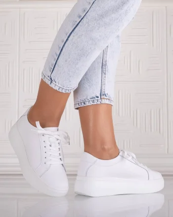 Pantofi dama casual Albi din Piele Naturala Aziva