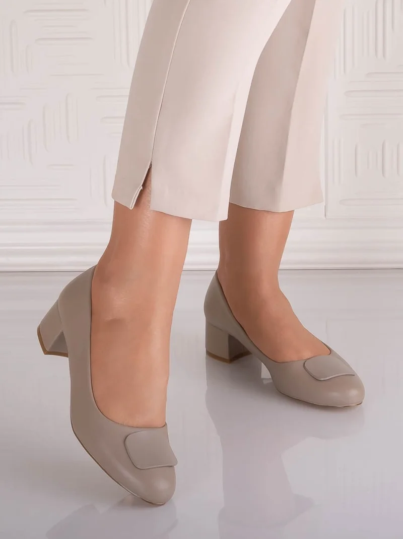 Pantofi dama Kaki din Piele Ecologica Mariva