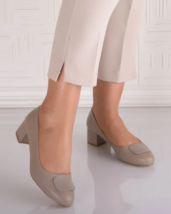 Pantofi dama Kaki din Piele Ecologica Mariva
