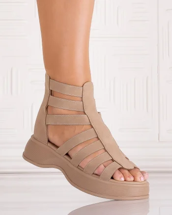 Sandale dama Kaki din Piele Ecologica Fianina