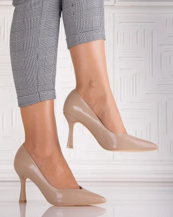 Pantofi dama Kaki din Piele Ecologica Melizia