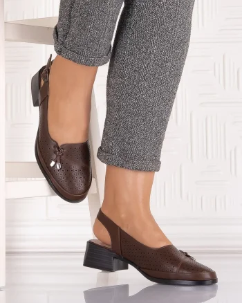 Pantofi casual Maro dama din Piele Ecologica Irinelea