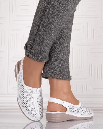 Pantofi casual Albi dama din Piele Ecologica Adnana