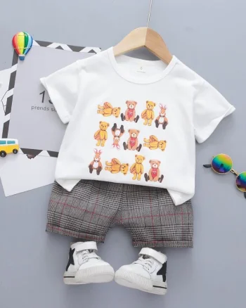 Set tricou si pantaloni Teddy