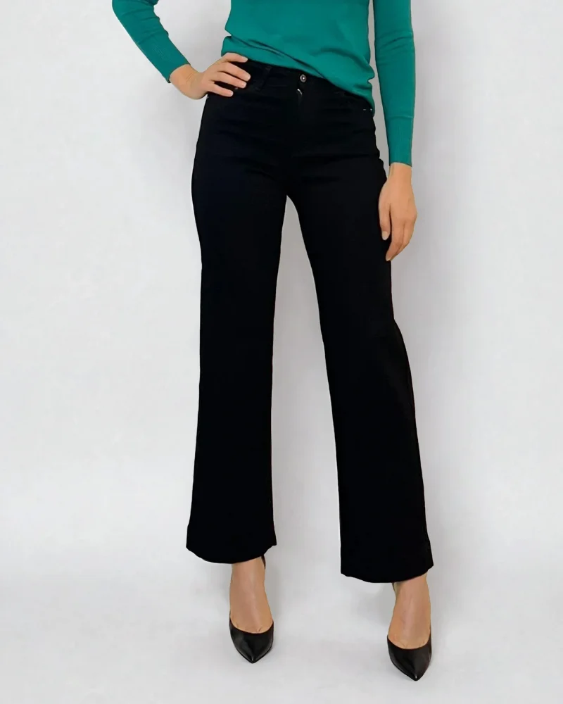 Blugi lungi drepti cu buzunare negru - 26