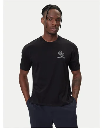 Tricou barbati  negru, material bumbac 100%
