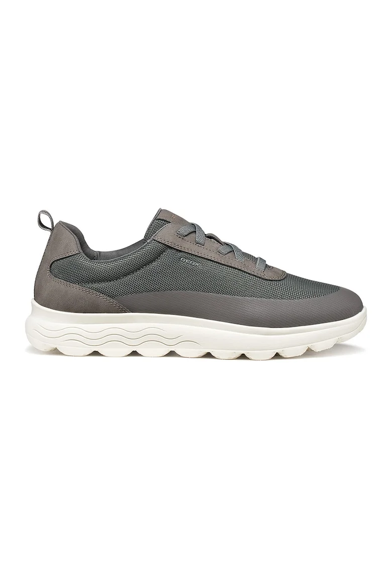 Pantofi sport cu insertii de plasa, Gri