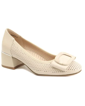 Pantofi dama piele naturala JYJY60007B 52 N, Bej