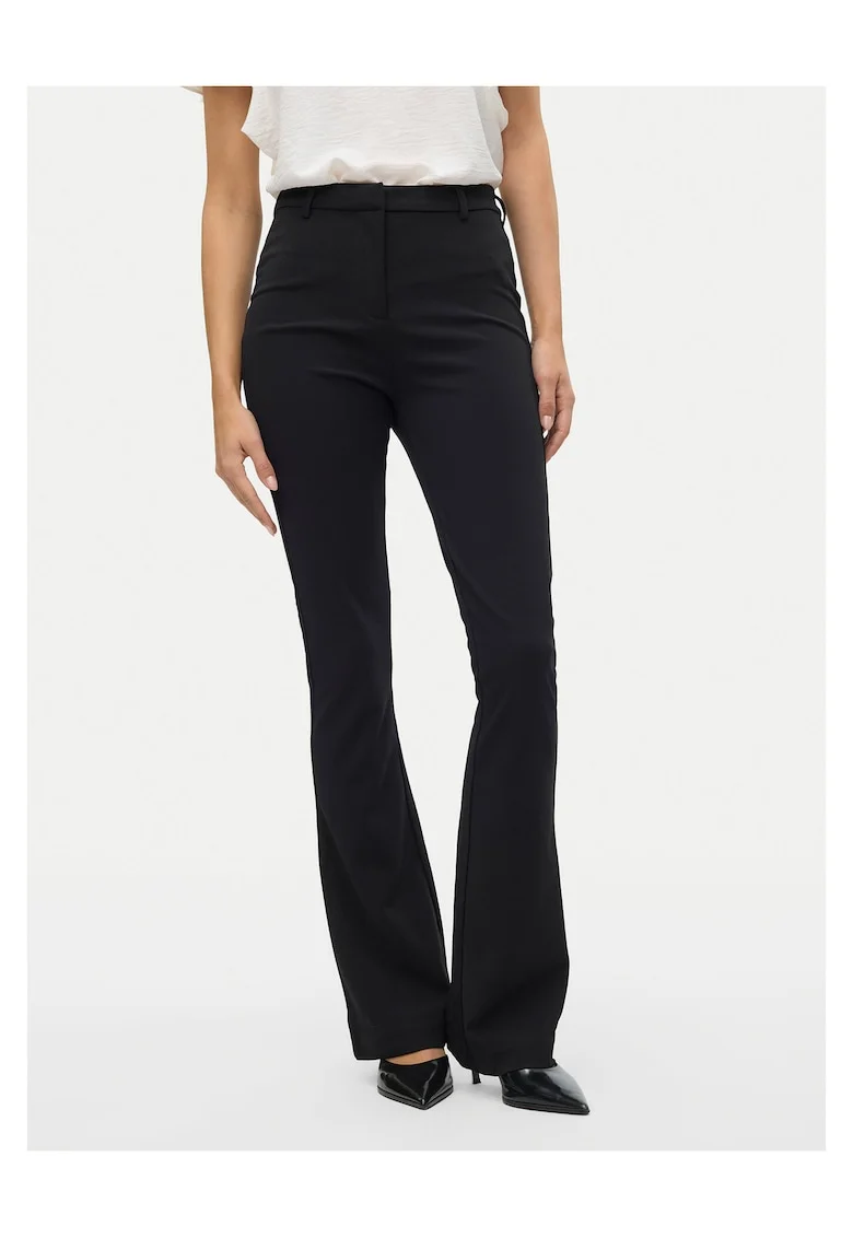 Pantaloni dama  poliester reciclat, negru