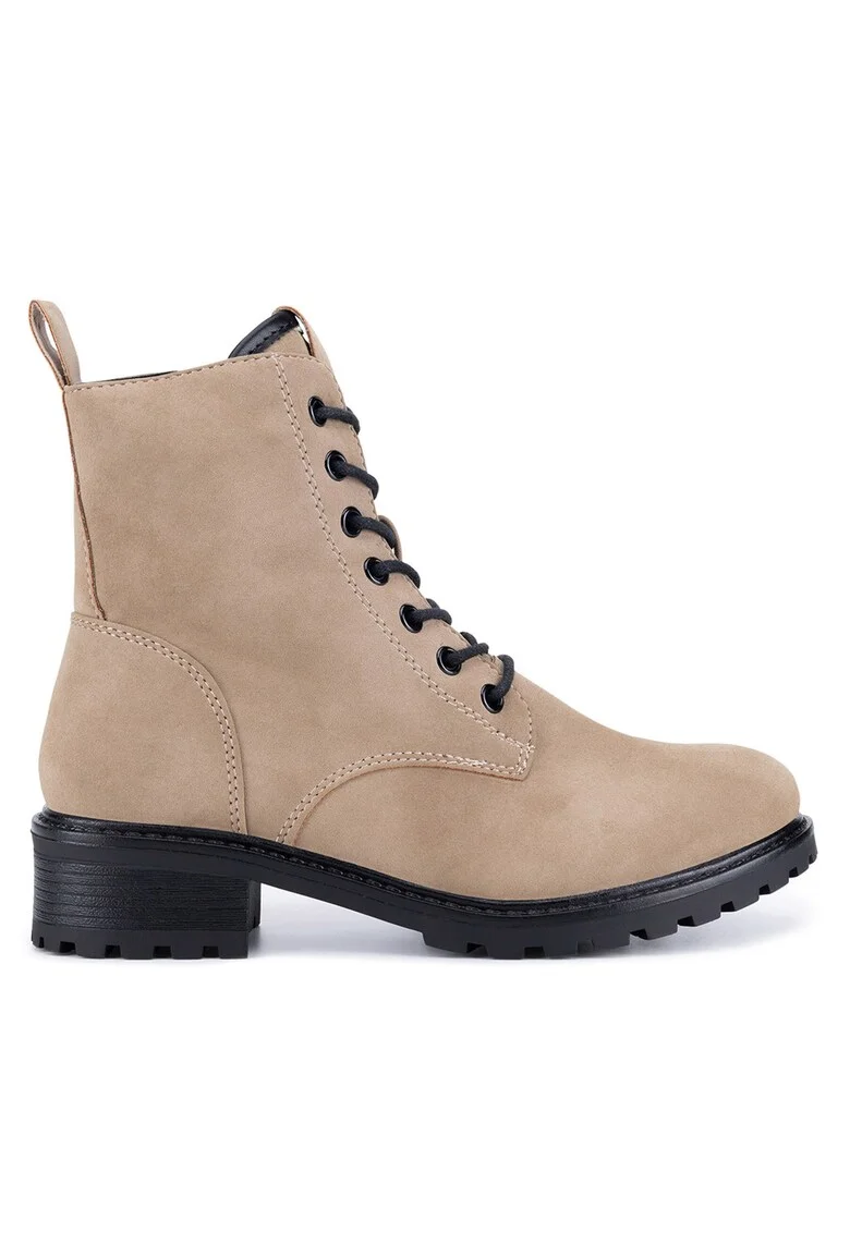Ghete dama  WS2971-33, bej, sintetic