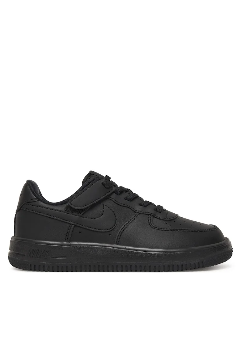 Pantofi  unisex, piele naturala, negru, inchidere Velcro