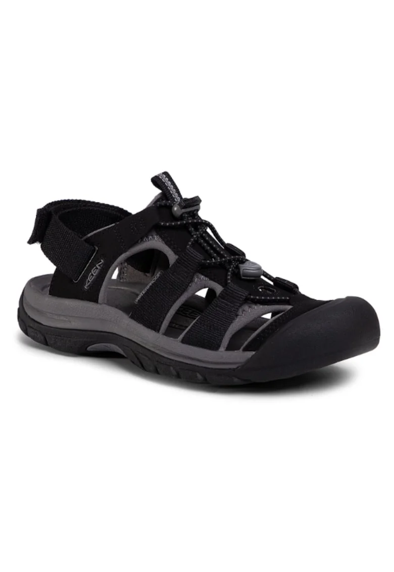 Sandale barbati,  207127210, Negru, Textil, Negru