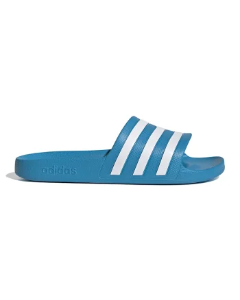 Papuci din cauciuc Adilette Aqua, Alb/Albastru deschis