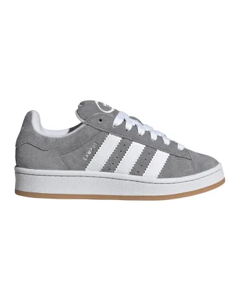 Pantofi sport Campus 00s din piele intoarsa, Gri/Alb optic