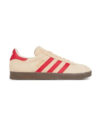 Pantofi sport low-cut plati din piele intoarsa Gazelle