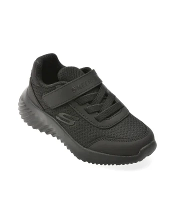 Pantofi sport SKECHERS negri, BOUNDER, din material textil