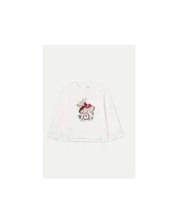 Bluza fete,  304319044, Bumbac, Bej, Bej