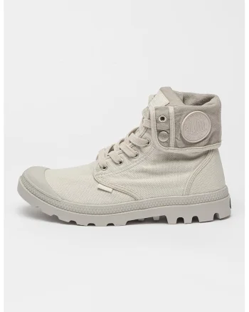 Tenisi hi-top cu varf cu pelicula de cauciuc Baggy, Gri deschis