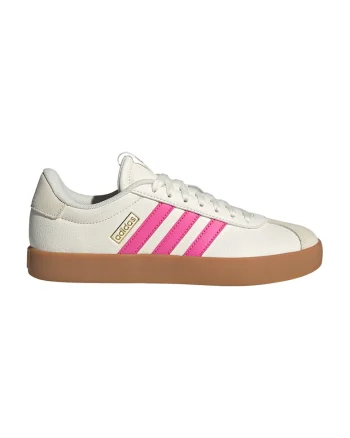 Pantofi sport VL Court 3.0 cu detalii de piele intoarsa, Roz aprins/Caramel/Crem