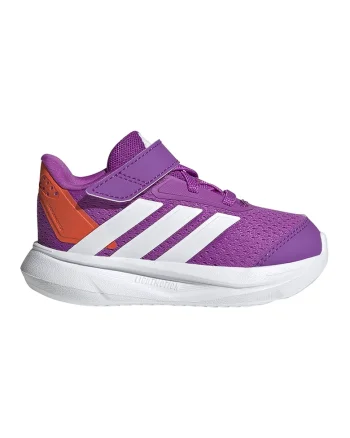 Pantofi sport cu velcro Duramo 2.0, Portocaliu mandarina/Alb optic/Ametist