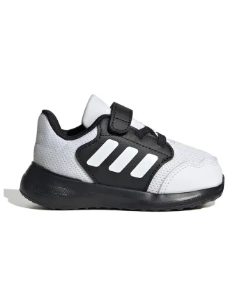 Pantofi sport Tensaur Run 3.0 cu velcro, Alb/Negru