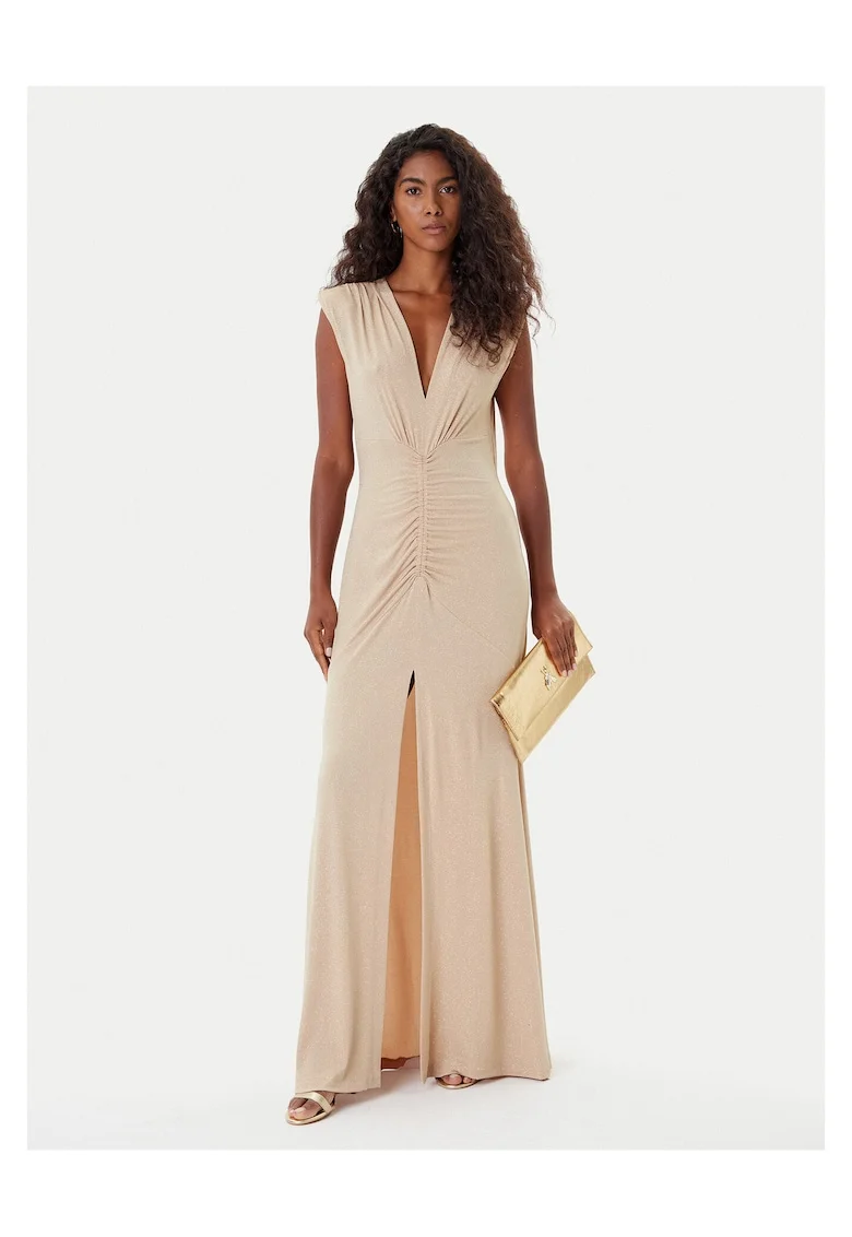 Rochie de cocktail,  auriu, eleganta