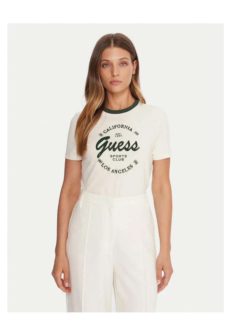 Tricou dama,  Bej/Negru
