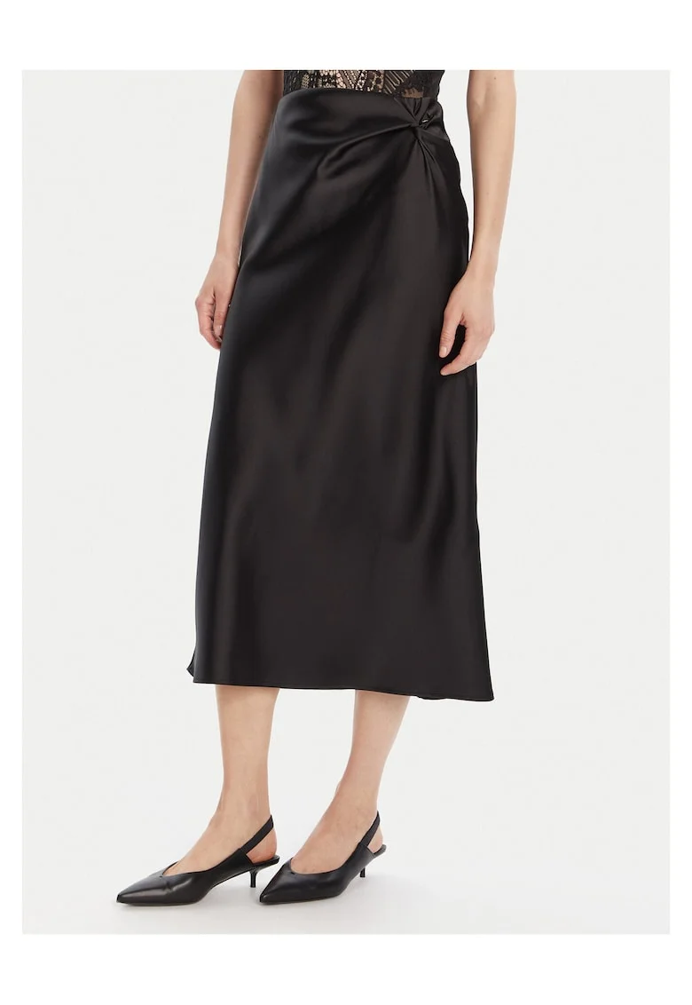 Fusta Midi,  negru, femei
