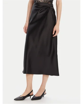 Fusta Midi,  negru, femei