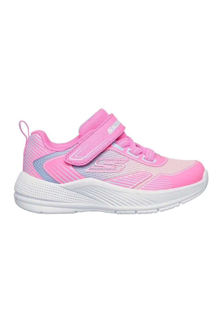 Pantofi sport cu logo Microspec Advance Oasis, Albastru pastel/Fucsia