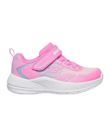 Pantofi sport cu logo Microspec Advance Oasis, Albastru pastel/Fucsia