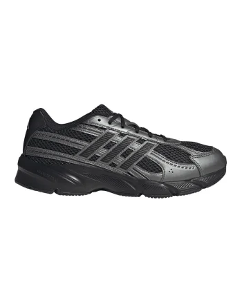 Pantofi sport Technochaos 2000 din material textil cu talpa cu amortizare, Negru stins/Gri antracit/Gri inchis