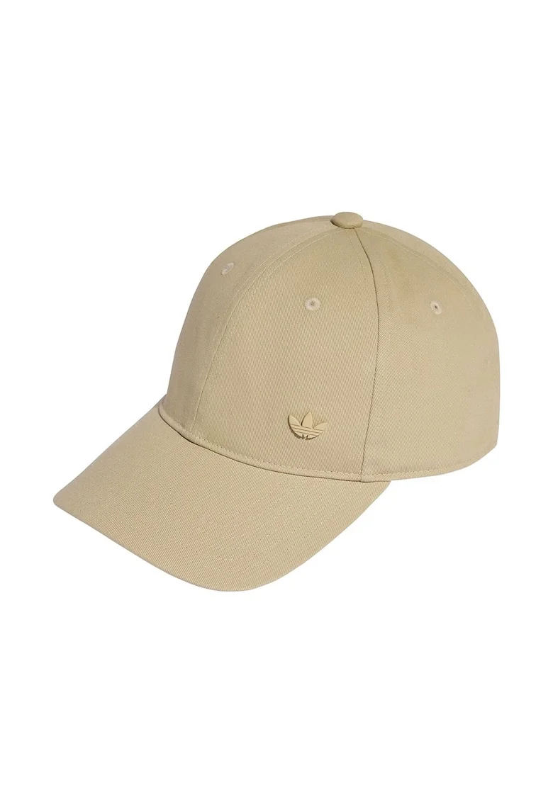 Sapca unisex cu detaliu logo Everday Icons, Bej inchis