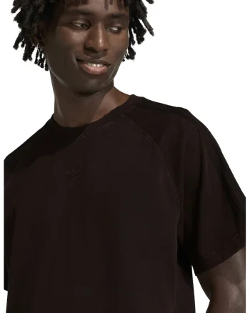 Tricou lejer de bumbac Premium Essential, Maro inchis