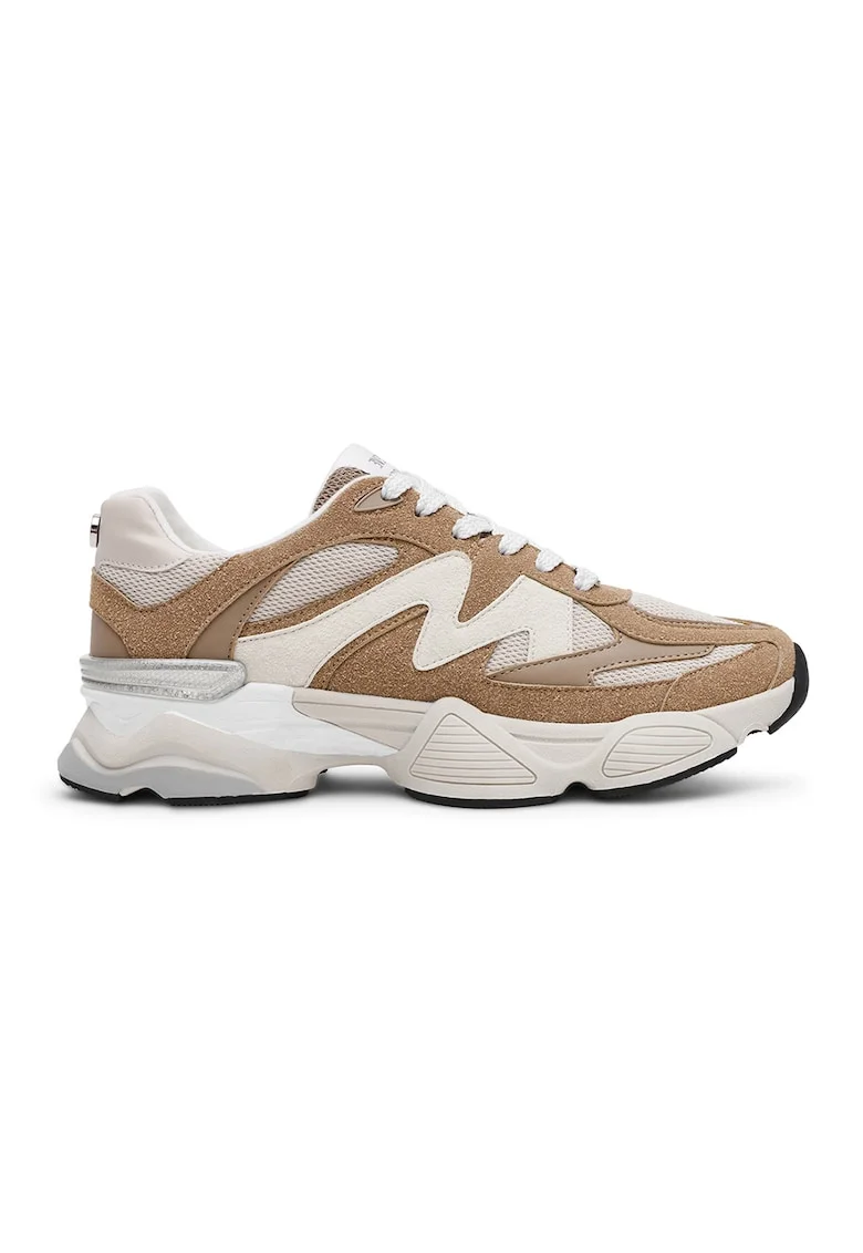 Pantofi sport cu sireturi Speeder, Caramel/Alb murdar